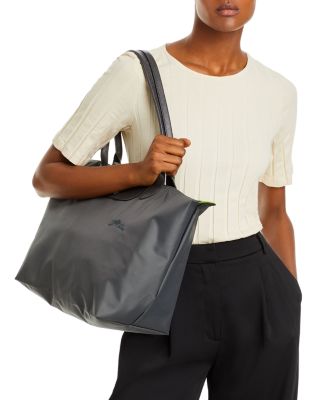 Le Pliage Green Large Nylon Tote Bag