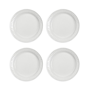 Portmeirion Botanic Garden Harmony Salad Plates, Set Of 4 In White