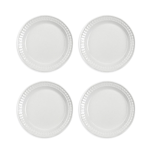 Portmeirion Botanic Garden Harmony Salad Plates, Set Of 4 In White