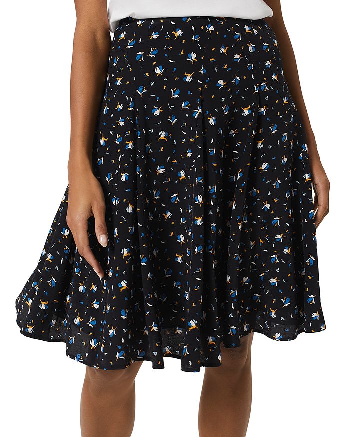 HOBBS LONDON Inez Floral Print Skirt Bloomingdale's