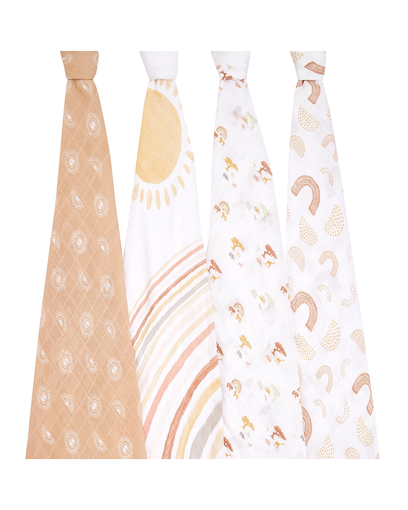 Aden And Anais 4 Pk. Printed Classic Swaddles In Keep Rising