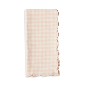 Farmhouse Pottery Petite Gingham Napkin, Set Of 4 In Light/pastel Pink