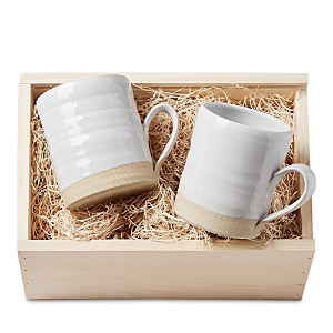 Farmhouse Pottery Silo Mug Gift Set In Open White