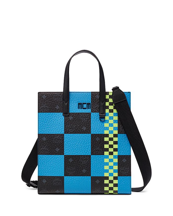 MCM Faux Leather Tote Bags