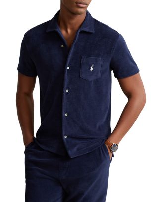 Polo Ralph Lauren Short Sleeve Terry Camp Shirt | Bloomingdale's