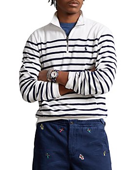Polo Ralph Lauren - Striped Terry Half Zip Sweatshirt
