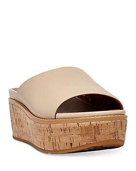 FitFlop - Women's Eloise Slip On Cork Wrapped Wedge Sandals