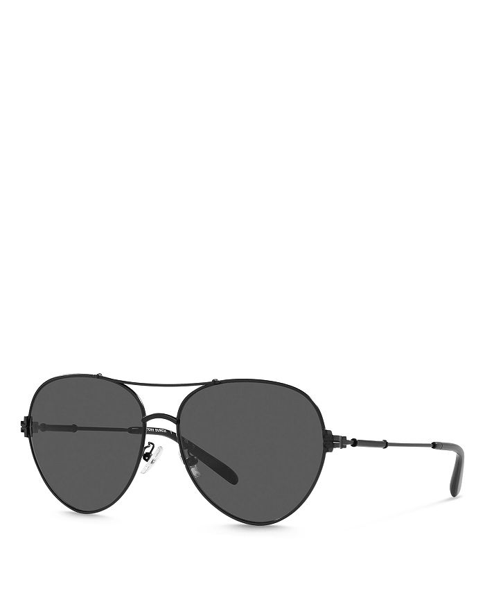 Tory Burch - Pilot Sunglasses, 58mm