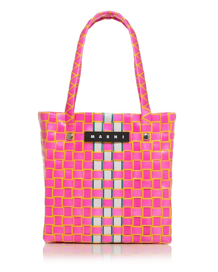 Marni Rainbow Basket Tote Bag