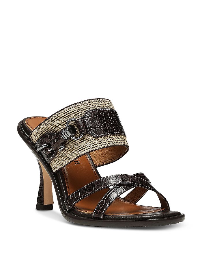 Donald Pliner Women's Slip On Buckled High Heel Sandals Bloomingdale's