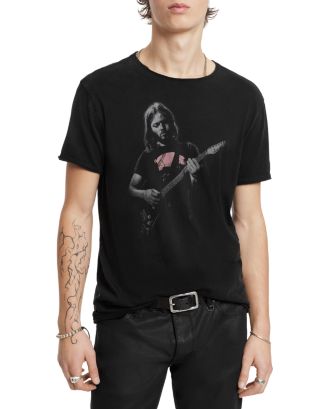 John Varvatos David Gilmour Short Sleeve Crewneck Graphic Tee
