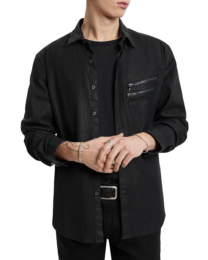 John varvatos deals long sleeve shirt