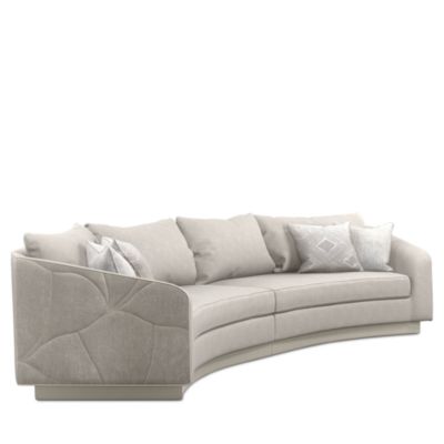 Fanciful 2-Piece Fabric Sectional