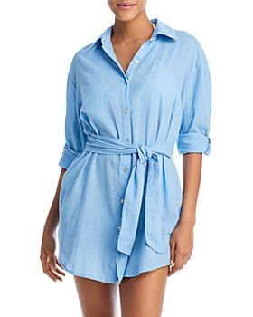 BECCA® by Rebecca Virtue - Gauzy Swim Cover-Up Shirt Dress