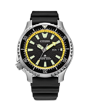 Citizen Prodive Automatic Stainless Steel Strap Watch, 44mm In Black