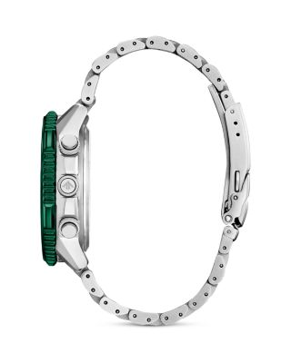 Eco Promaster Air Stainless Steel Bracelet Chronograph Watch, 46mm