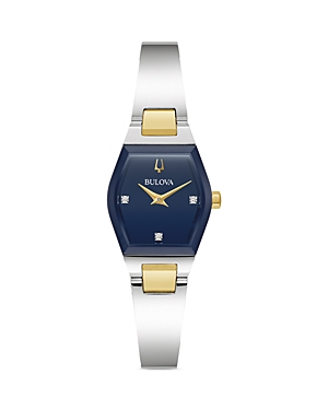 Bulova Gemini Bangle Watch, 33mm x 22.5mm