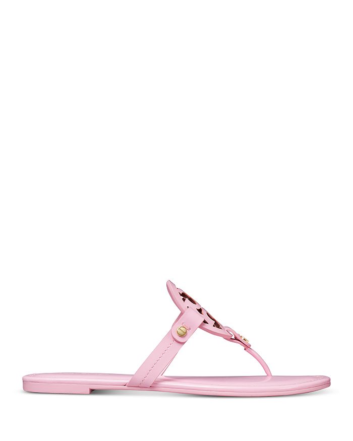 Shop Tory Burch Women's Miller Thong Sandals In Petunia Patent Leather