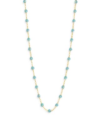 Gigi Clozeau 18K Yellow Gold Classic Gigi Resin Bead Collar Necklace, 16.5