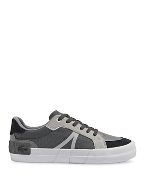 Lacoste Men's L004 Lace Up Trainers In Grey