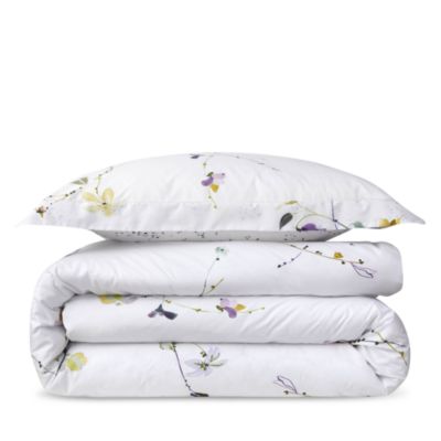 Yves Delorme アッパーシーツ Saïto　シングル Yves Delorme Saïto Bed Collection - Poetic Floral Design in