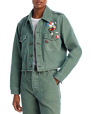 MOTHER CROPPED VETERAN JACKET IN ROGER THAT