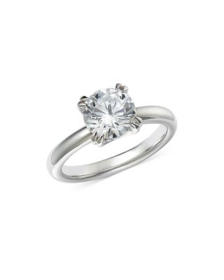 Bloomingdale's Fine Collection - Certified Diamond Solitaire Ring in 14K White Gold featuring diamonds with the DeBeers Code of Origin, 2.50 ct. t.w.