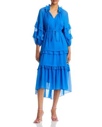 Kobi Halperin Koa Ruffled Midi Dress | Bloomingdale's