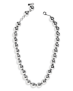 Baublebar Ball Statement Necklace In Silver