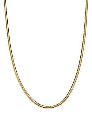 Zoe Chicco 14K Yellow Gold Heavy Metal Snake Link Chain Necklace, 14-16