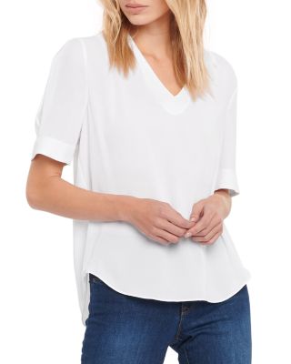 Charming Oversized V-Neck Top