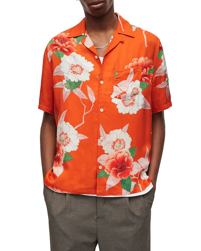 ALLSAINTS Alamein Floral Shirt Bloomingdale's
