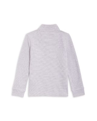 Boys' Saltwater Stripe Quarter Zip Mock Neck Sweatshirt - Little Kid, Big Kid 