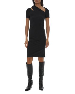 Helmut Lang Asymmetric Cutout Dress | Bloomingdale's Women
