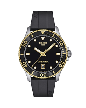 Shop Tissot Seastar 1000 Watch, 40mm In Black