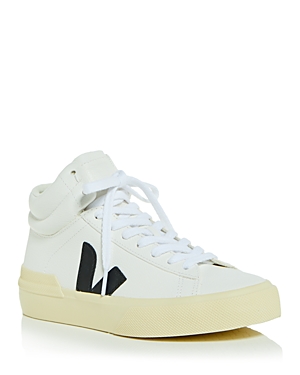 Veja Women's Minotaur High Top Sneakers In White/black
