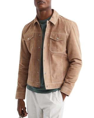 REISS - Noa Slim Fit Suede Jacket