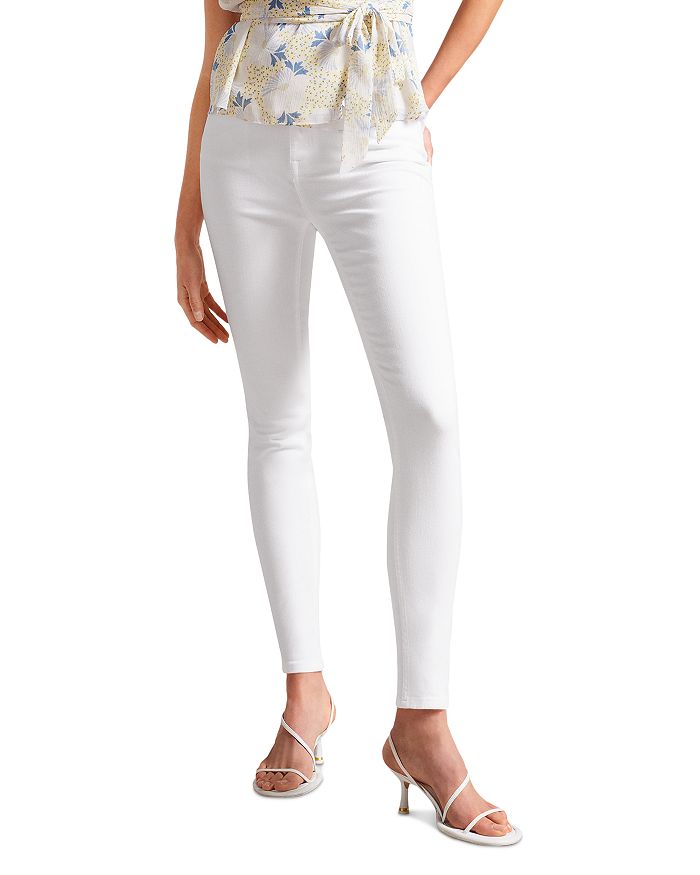 Ted Baker - Ziarah Mid Rise Skinny Jeans in White
