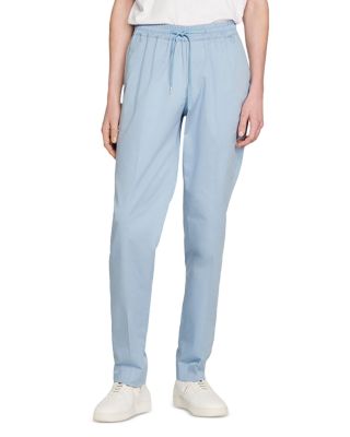 Sandro Alpha Cotton In Light Blue