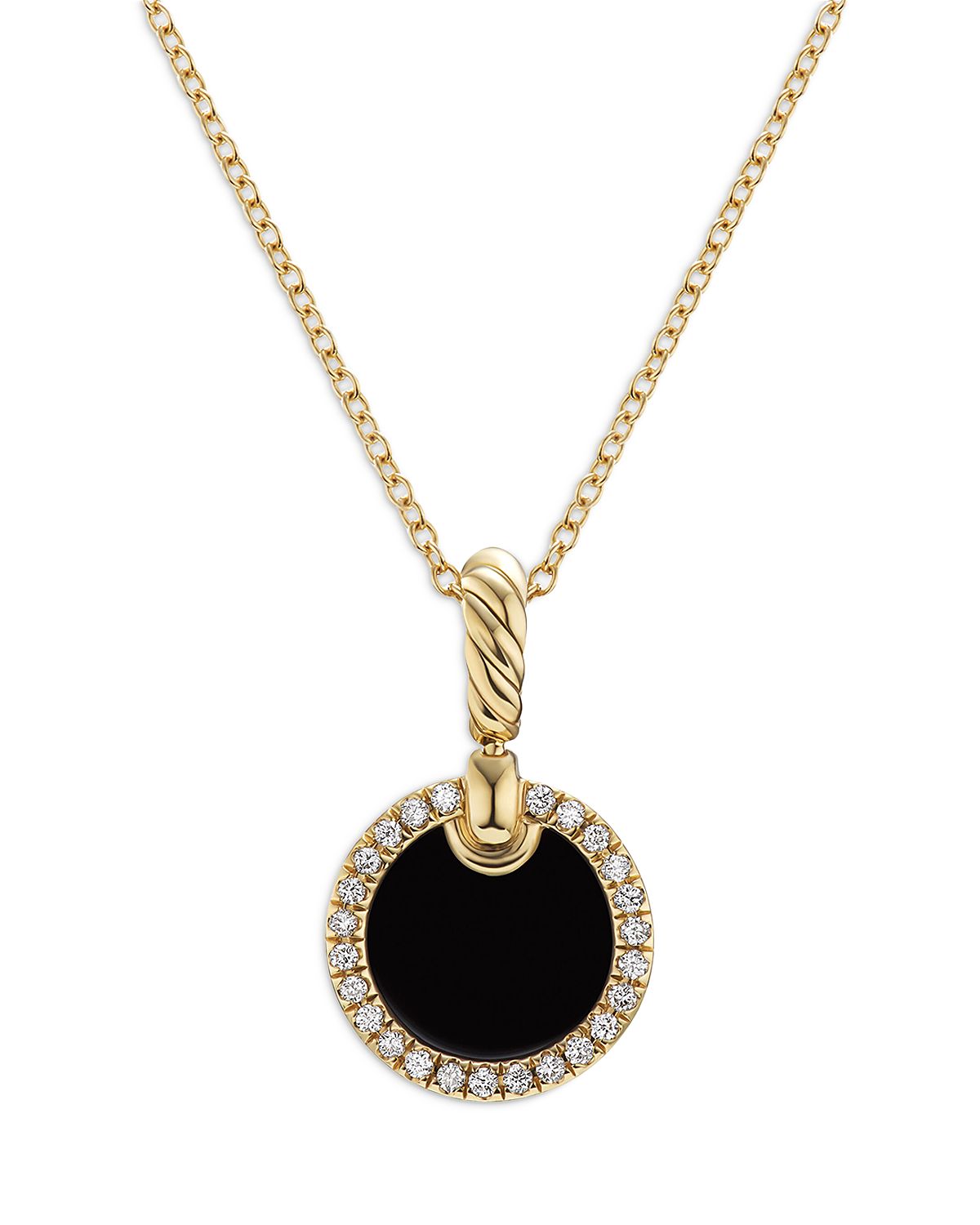 David Yurman Petite Dy Elements Pendant Necklace