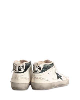 Men's Mid Star Lace Up Wingtip Sneakers