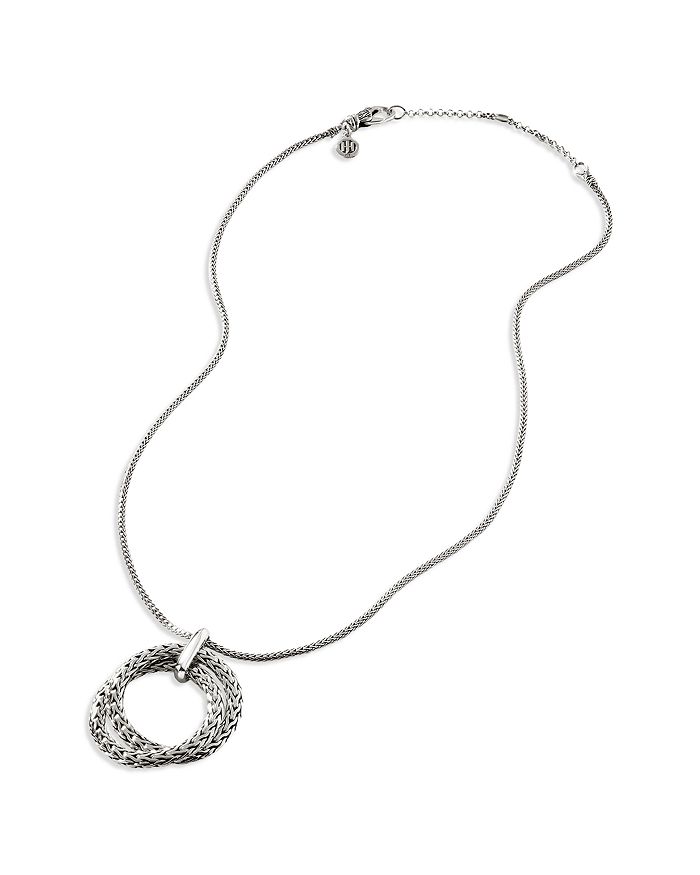 JOHN HARDY Sterling Silver Classic Chain Interlink Pendant Necklace, 16 ...
