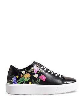 Ted Baker - Women's Lorayy Floral Printed Platform Trainer Running Sneakers
