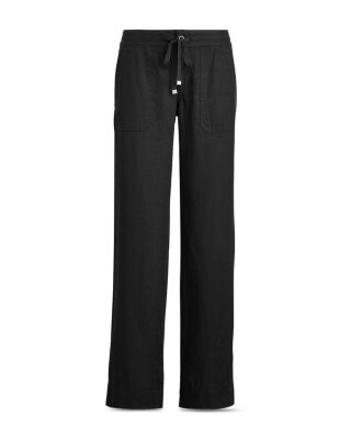 Linen Wide-Leg Pants, Regular & Petite