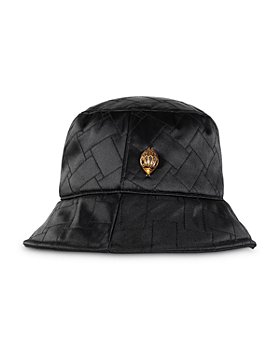 ByTheR Embossed Skull Louver Patch Light Chain Bucket Hat Black