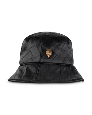 Kurt Geiger Kg Quilted Bucket Hat In Black