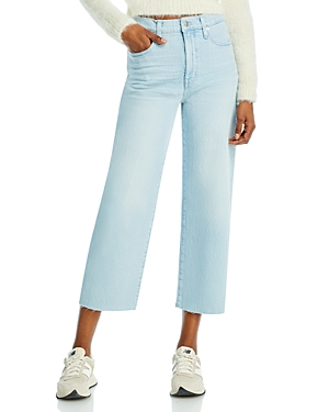 Madewell The Perfect Vintage Wide-Leg Crop Jean in Ward Wash Raw Hem Edition Madewell The Perfect Vintage Wide-Leg Crop Jean in Ward Wash Raw Hem Edition