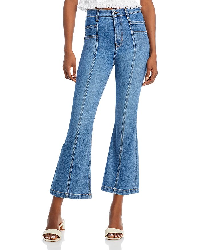 Veronica Beard Carson Flared Ankle Jeans in Great Escape | Bloomingdale's