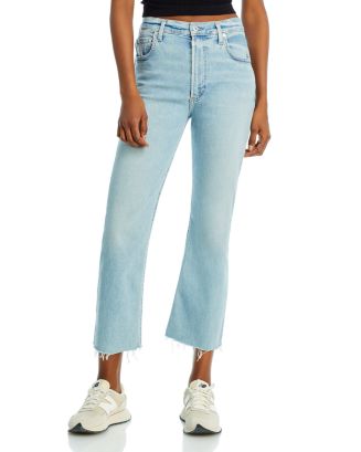 Citizens of Humanity Isola High Rise Cropped Flare Leg Jeans in Lyric ...