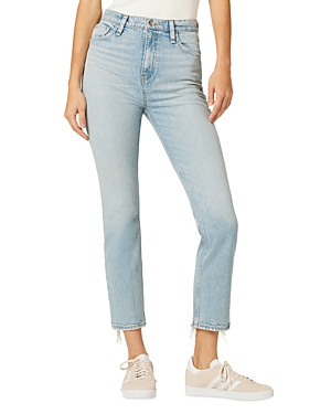 HUDSON HARLOW ULTRA HIGH RISE CIGARETTE ANKLE JEANS IN ISLA